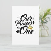 Save The Date Dads Princess (Debout devant)