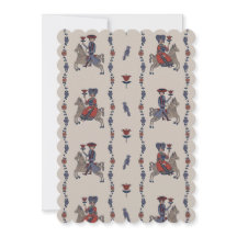 Dala B - Taille de l'invitation plate : 12,7 cm x 