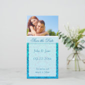 Save The Date Damas bleu/photo "Save the Date" (Debout devant)
