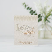 Save The Date Damask Elegance (Debout devant)