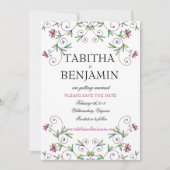 Save The Date Dans le jardin - Enregistrer la date (Devant)