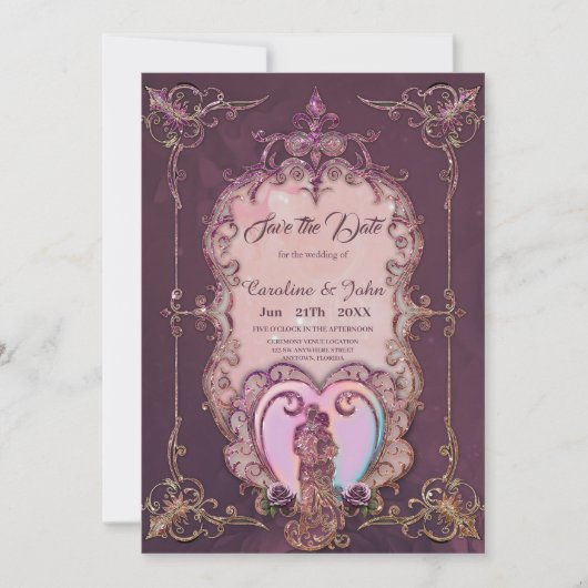 Save The Date Dans l'Embrace du Coeur. (Devant)