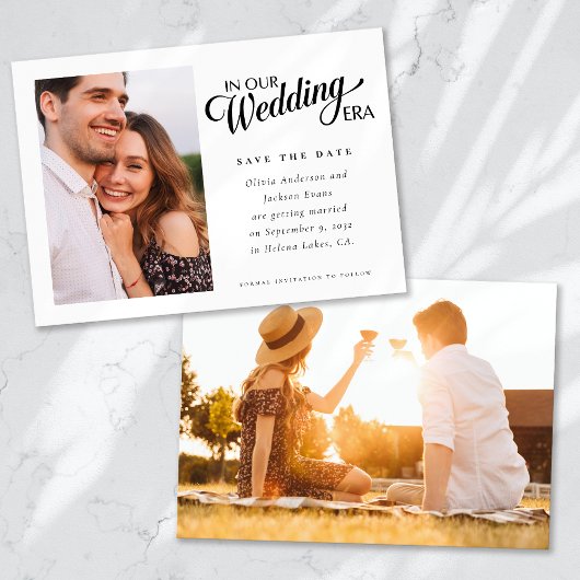 Save The Date Dans Notre Époque Mariage