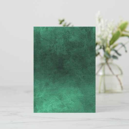 Save The Date Dark Grunge - Vert (Debout devant)