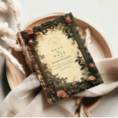 Save The Date Dark Romance Art Nouveau Mariage