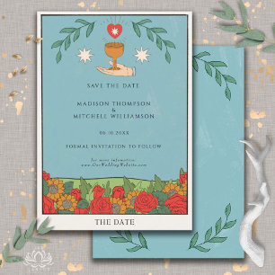 Save The Date Deck de Tarot Vintage Divination Mariage Mystique