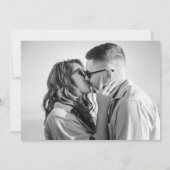 Save The Date Décontracté noir photo (Dos)