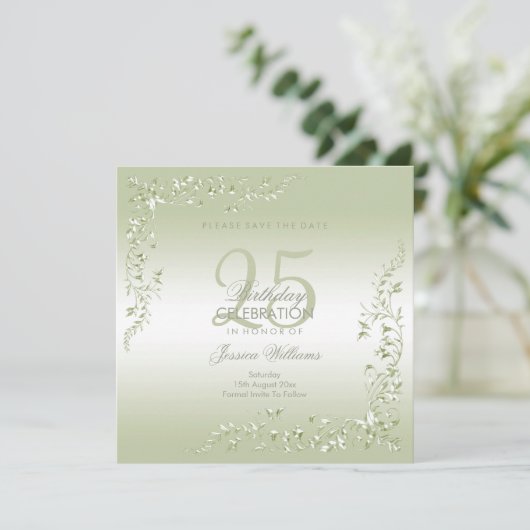 Save The Date Décoration Breezeway 25e anniversaire (Debout devant)