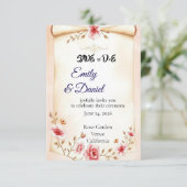 Save The Date Décoration de fête après mariage (Debout devant)