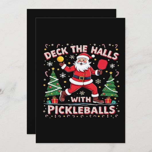 Save The Date Découvrir Les Halls Avec Des Pickleballs (Devant / Derrière)