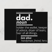 Save The Date Définition de papa (Devant / Derrière)