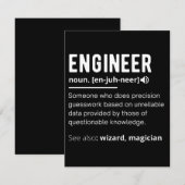 SAVE THE DATE DÉFINITION DES INGÉNIEURS (Devant / Derrière)