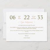 Save The Date Delicate Botanical Lemon Floral 2-Photo Wedding (Dos)