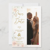 Save The Date Delicate & Exquisite Romantic Pastel Wedding (Devant)