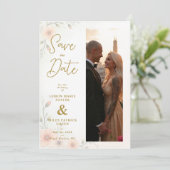 Save The Date Delicate & Exquisite Romantic Pastel Wedding (Debout devant)
