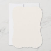 Save The Date Delicate Gold and Cream Wedding Enregistrer la dat (Dos)