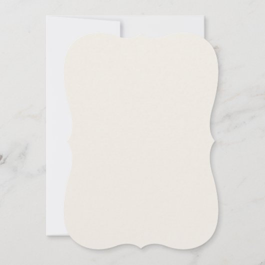 Save The Date Delicate Gold and Cream Wedding Enregistrer la dat (Dos)
