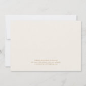 Save The Date Delicate Gold Cream 4 Photo Collage Enregistrer La (Dos)