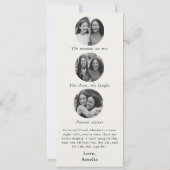 Save The Date Demande de témoin de mariage Photo Mémoire Collage (Dos)