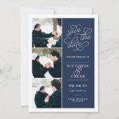 Save The Date Demande romantique | Collage de photos Enregistrer (Devant)