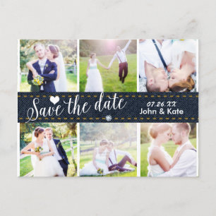 SAVE THE DATE Denim Wedding 6 FOTO Briefkaart