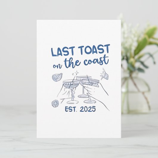 Save The Date Dernier toast sur la Côte Est 2025 (Debout devant)