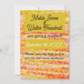 Save The Date Des ors et roses modernes et lumineux pour annonce (Devant)