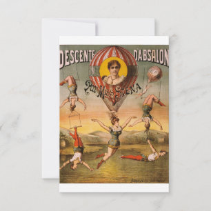 Save The Date Descente d'Absalon par Miss Stena Vintage Circus