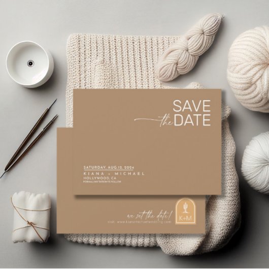 Save The Date Desert Vibes Mariage Horizontal ID1019