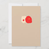 Save The Date Design biologique moderne Appartement Économisez L (Dos)