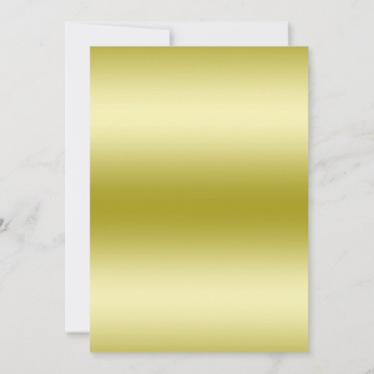 Save The Date Design Gold Confetti 50e Mariage (Dos)