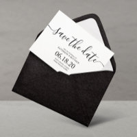 Design moderne Script mariage Enregistrer la date