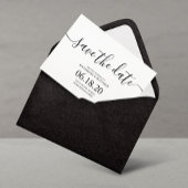 Save The Date Design moderne Script mariage Enregistrer la date
