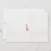 Save The Date dessin d'un oiseau avec des fleurs dessus (Devant)