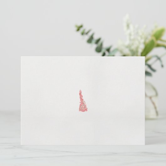 Save The Date dessin d'un oiseau avec des fleurs dessus (Debout devant)