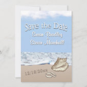 Save The Date Destination Beach Wedding Enregistrer la date (Devant)