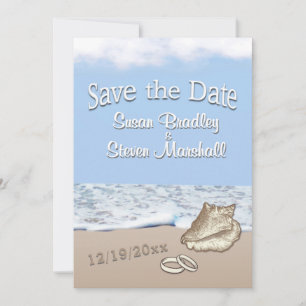 Save The Date Destination Beach Wedding Enregistrer la date