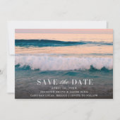 Save The Date Destination Beach Wedding Photo  (Devant)