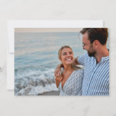 Save The Date Destination Beach Wedding Photo  (Dos)