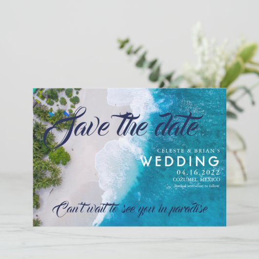 Save The Date Destination de Wedding Save Dates (Debout devant)