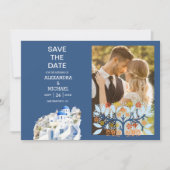 Save The Date Destination Grèce Mariage Santorin (Devant)