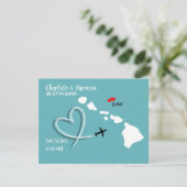 Save The Date Destination Mariage Hawaï Enregistrer La Date (Debout devant)