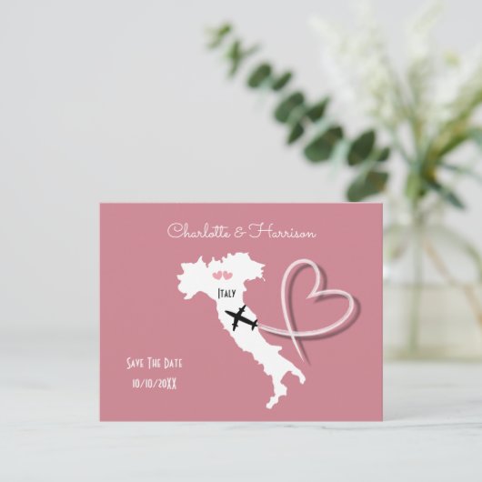 Save The Date Destination Mariage Italie Enregistrez La Date (Debout devant)