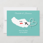 Save The Date Destination Mariage Madère Enregistrer La Date (Devant)