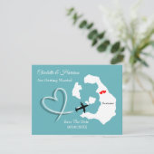 Save The Date Destination mariage Santorini Enregistrer La Date (Debout devant)