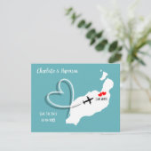 Save The Date Destination Tropicale Lanzarote Espagne Mariage à  (Debout devant)