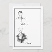 Save The Date Détails de la mode française 1925 (Devant)