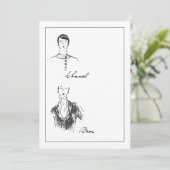 Save The Date Détails de la mode française 1925 (Debout devant)