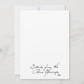 Save The Date Détails de la mode française 1925 (Dos)