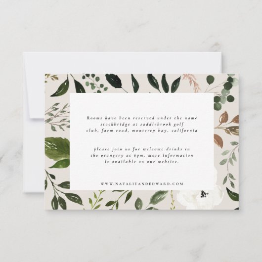 Save The Date Détails du mariage en tranches de bois rustique (Dos)